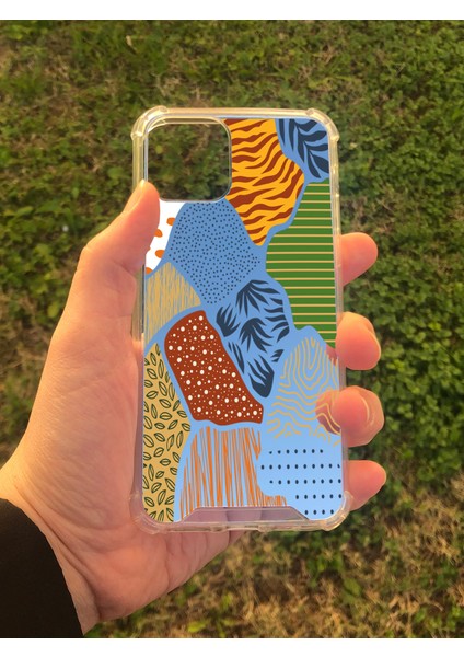 Apple iPhone 11 Pro Uyumlu Aynalı Leopar Desenli Darbe Kamera Korumalı Silikon Telefon Kılıfı