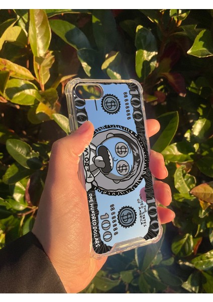 Apple iPhone Se 2020 Uyumlu Aynalı Dolar Desenli Darbe Kamera Korumalı Silikon Telefon Kılıfı modelleri