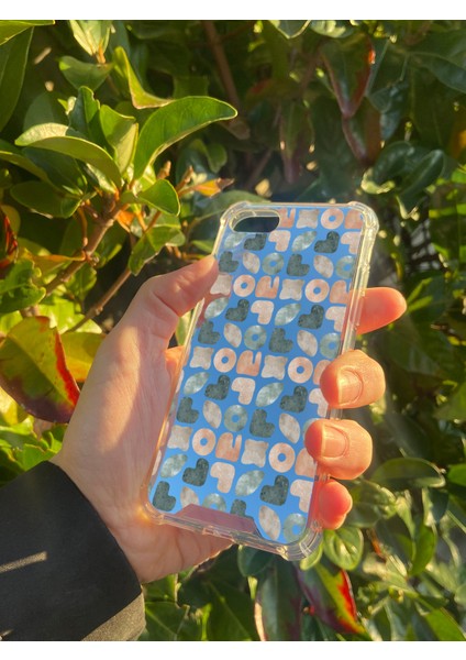 Apple iPhone Se Uyumlu Aynalı Geometrik Desenli Darbe Kamera Korumalı Silikon Telefon Kılıfı fiyatları