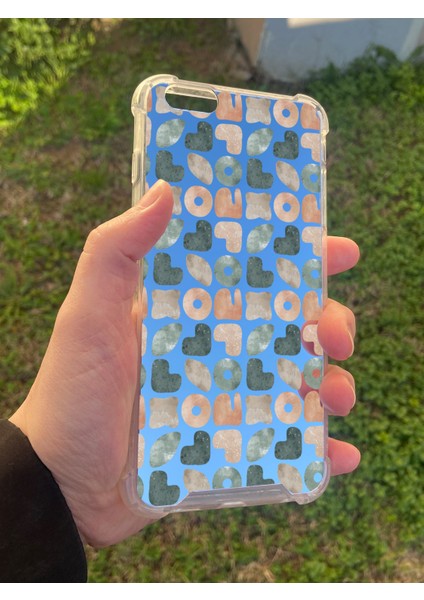 Apple iPhone 6s Plus Uyumlu Aynalı Geometrik Desenli Darbe Kamera Korumalı Silikon Telefon Kılıfı modelleri
