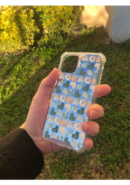 Apple iPhone 11 Pro Uyumlu Aynalı Geometrik Desenli Darbe Kamera Korumalı Silikon Telefon Kılıfı fiyatları