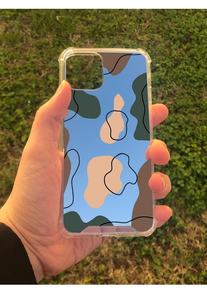 Apple iPhone 11 Pro Uyumlu Aynalı Dalga Desenli Darbe Kamera Korumalı Silikon Telefon Kılıfı