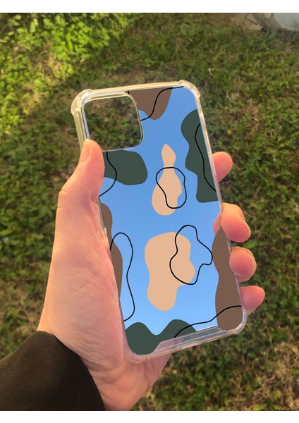 Apple iPhone 11 Pro Uyumlu Aynalı Dalga Desenli Darbe Kamera Korumalı Silikon Telefon Kılıfı modelleri