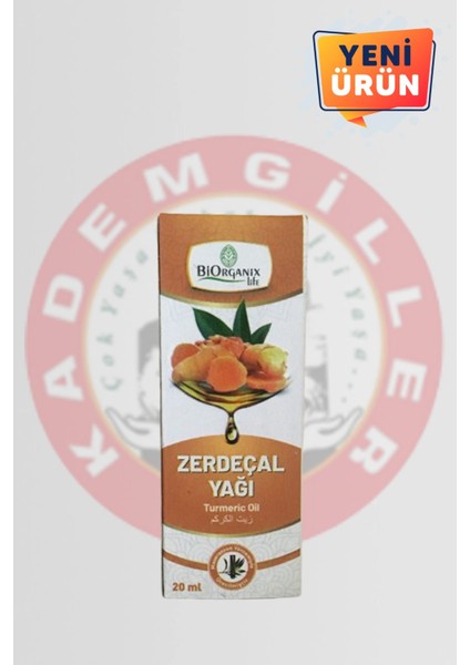 Kademgiller Biorganix Zerdeçal Yağı