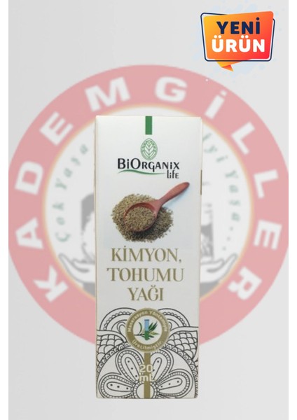 Kademgiller Biornagix Kimyon Tohumu Yağı 20ML