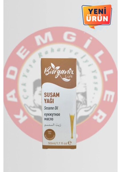 Kademgiller Biorganix Susam Yağı 50ML