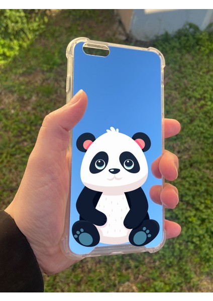 Apple iPhone 6s Plus Uyumlu Aynalı Poncik Desenli Darbe Kamera Korumalı Silikon Telefon Kılıfı modelleri