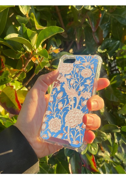 Apple iPhone Se 2022 Uyumlu Aynalı Lale Desenli Darbe Kamera Korumalı Silikon Telefon Kılıfı fiyatları