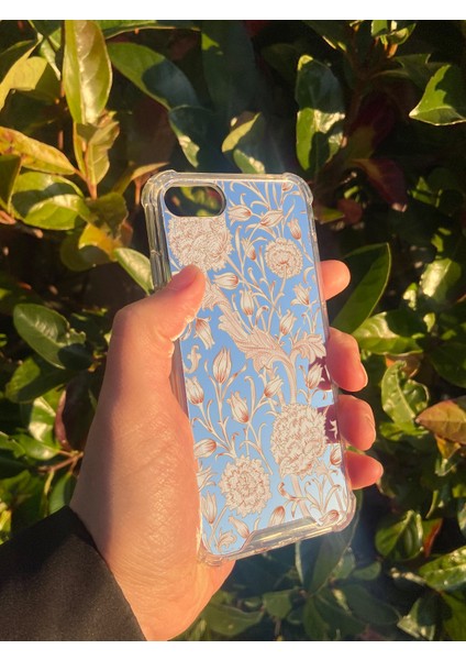 Apple iPhone 7 Uyumlu Aynalı Lale Desenli Darbe Kamera Korumalı Silikon Telefon Kılıfı modelleri