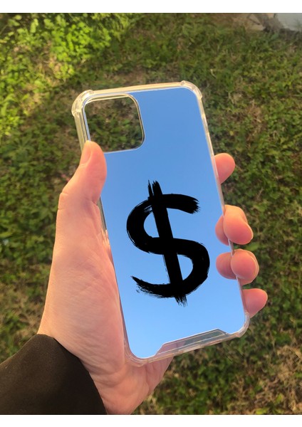 Apple iPhone 11 Pro Uyumlu Aynalı Dollars Desenli Darbe Kamera Korumalı Silikon Telefon Kılıfı modelleri