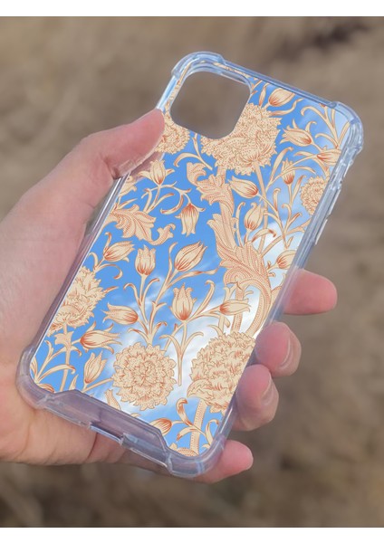 Apple iPhone 11 Uyumlu Aynalı Lale Desenli Darbe Kamera Korumalı Silikon Telefon Kılıfı modelleri
