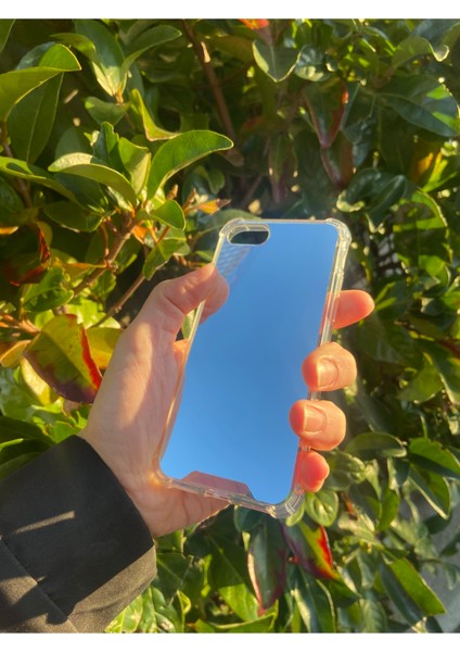 Apple iPhone Se 2022 Uyumlu Aynalı Düz Desenli Darbe Kamera Korumalı Silikon Telefon Kılıfı fiyatları