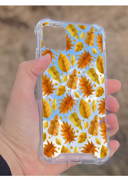 Apple iPhone 11 Uyumlu Aynalı Kahverengi Desenli Darbe Kamera Korumalı Silikon Telefon Kılıfı fiyatları