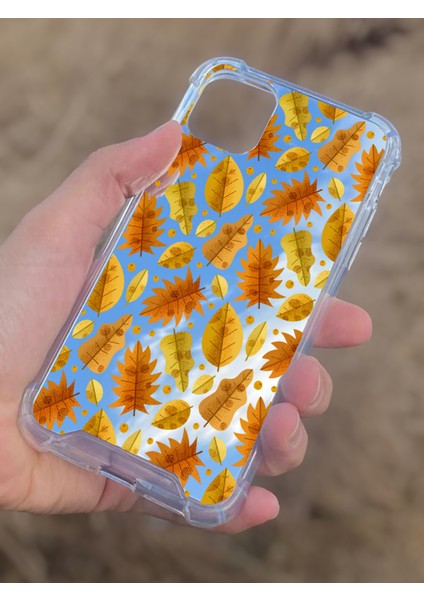 Apple iPhone 11 Uyumlu Aynalı Kahverengi Desenli Darbe Kamera Korumalı Silikon Telefon Kılıfı modelleri