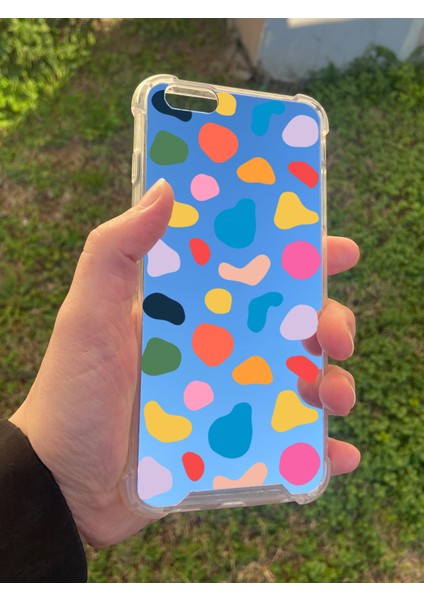Apple iPhone 6s Plus Uyumlu Aynalı Benek Desenli Darbe Kamera Korumalı Silikon Telefon Kılıfı modelleri