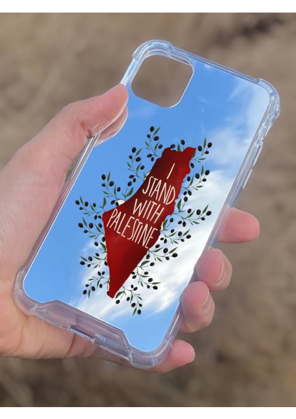Apple iPhone 11 Uyumlu Aynalı Palestine Desenli Darbe Kamera Korumalı Silikon Telefon Kılıfı modelleri