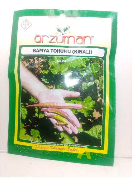 Bamya Tohumu (Kınalı)