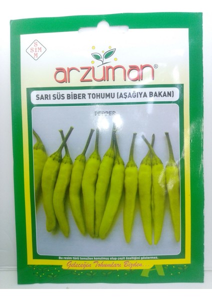 Sarı Süs Biberi Tohumu