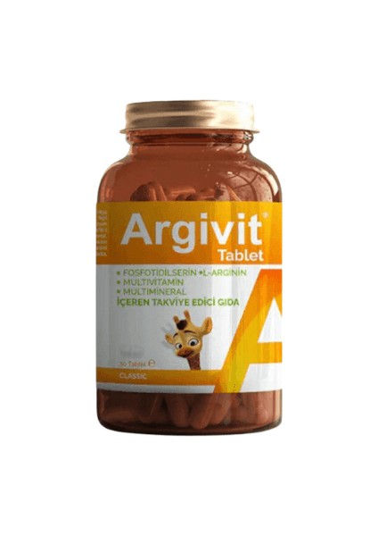 Fosfotidilserin L-Arjinin Multivitamin Multimineral 30 Tablet