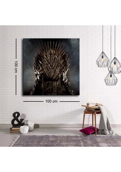 Marsilyan- Dekoratif Baskı Illüstrasyon Game Of Thrones Kanvas Tablo