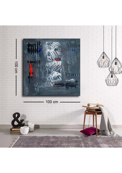 Dekoratif Baskı Illüstrasyon Soyut Kanvas Tablo