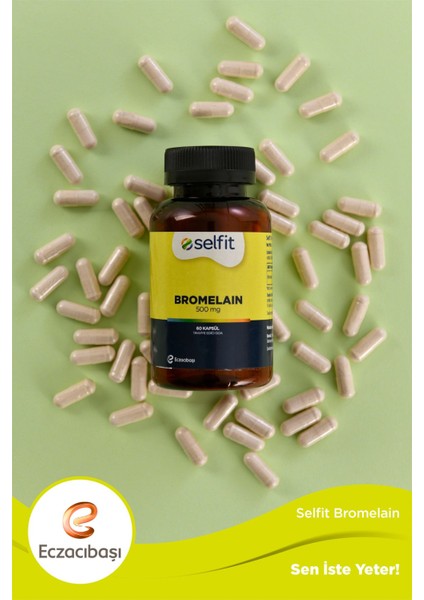 Bromelain 60 Bitkisel Kapsül