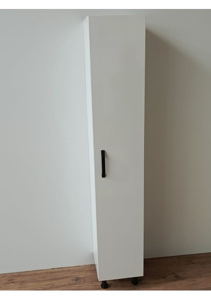 Banyo Boy Dolabı Beyaz raflı