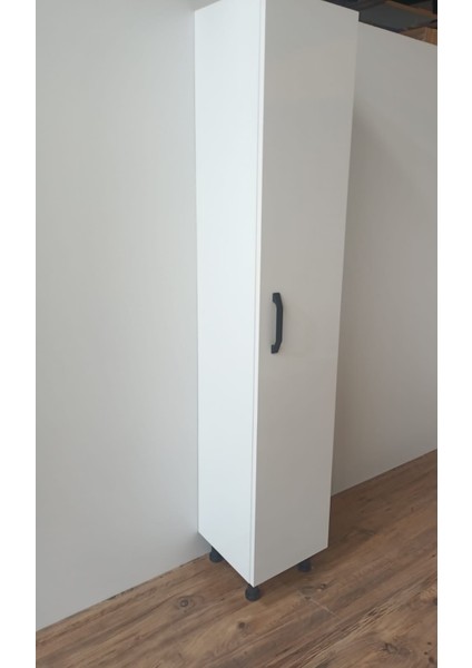 Banyo Boy Dolabı Beyaz raflı