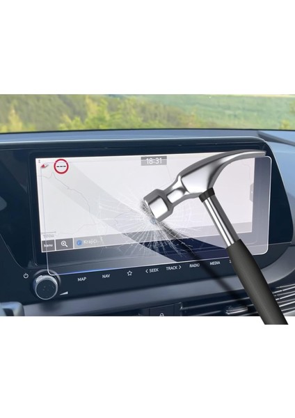 Hyundai I20 10.25 Inç Multimedya Ekran Koruyucu Nano Şeffaf indirimleri