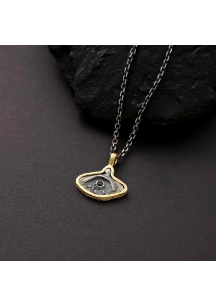 925 Ayar Gümüş Göz Kolyesi