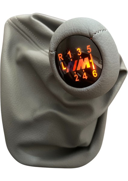 BMW E39 M-Power Gri Deri (Suni) Işıklı Vites Topuzu 6 Ileri Manuel M Iıım fiyatları