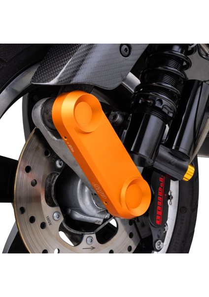 Vespa ET2-​ET4-​LX-​GTS-​GTV-​Primavera-​Sprint Ön Salıncak/Çatal Kapak Alüminyum *Turuncu* (2017- ) / SIP PORDOI