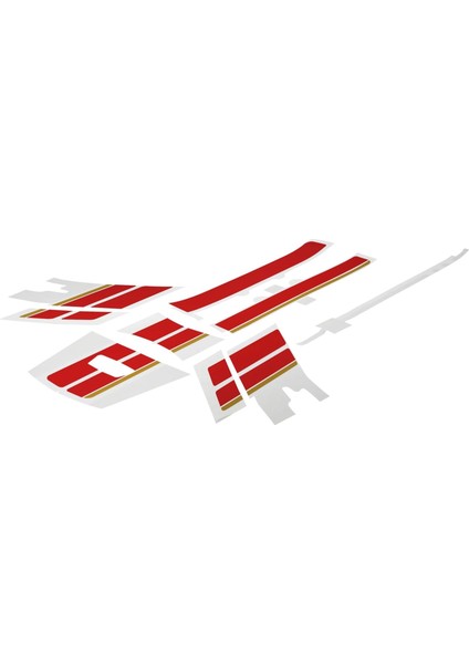 Vespa GTS Racing Sixties Sticker Set *Kırmızı* Ön-Arka / PIAGGIO