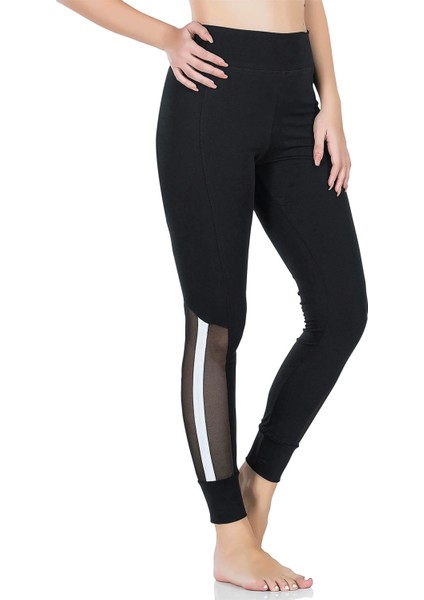 Kadın Transparan Detaylı Kadın Tayt 0605 modelleri