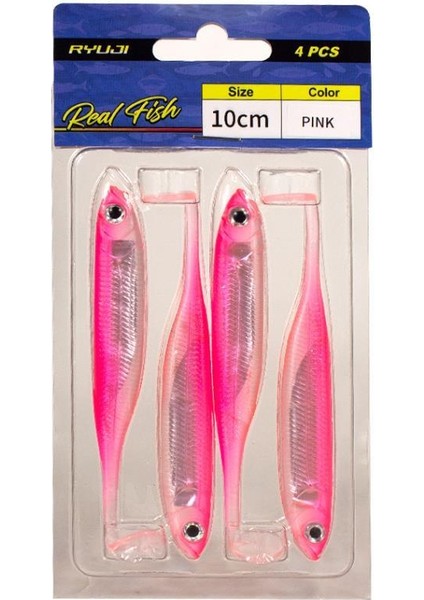 Real Fish 10CM Lrf Silikon Suni Yem 5AD modelleri