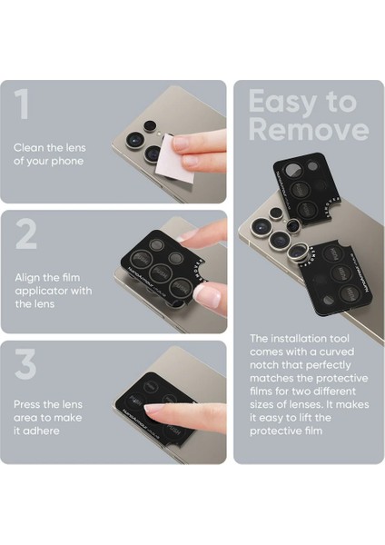 Samsung Galaxy S25 Ultra Kamera Lens Koruyucu ''safir Cam & Kolay Kurulum'' fırsatları