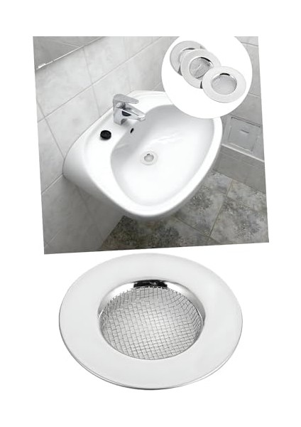 Paslanmaz Çelik Evye Lavabo Süzgeci 7,5 cm