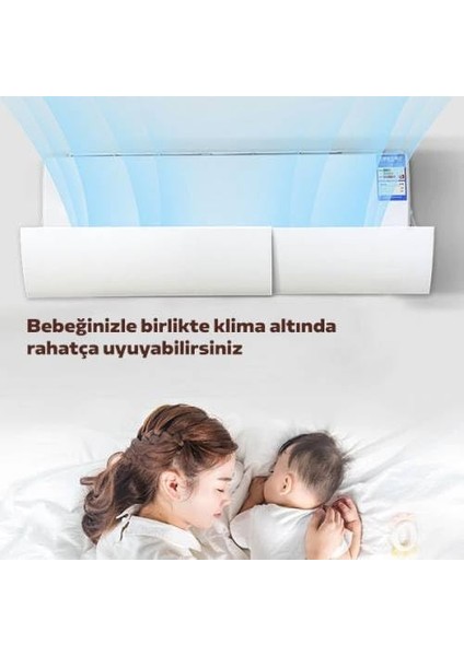 Mobile Yapışkanlı Ayarlanabilir Klima Hava Yönlendirici Aparat Klima Aparatı Siperlik Yön Aparatı