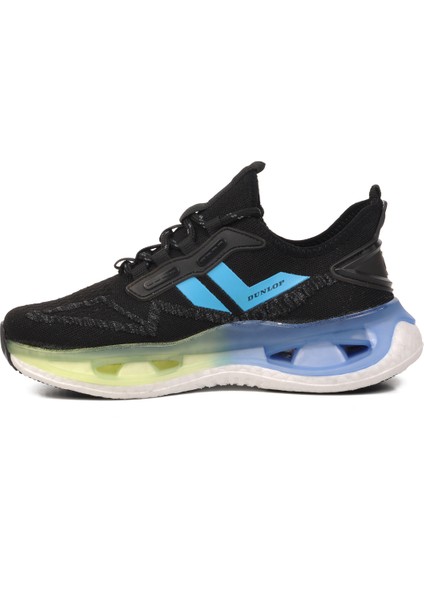 Walkway Siyah-Mavi Unisex Spor Ayakkabı