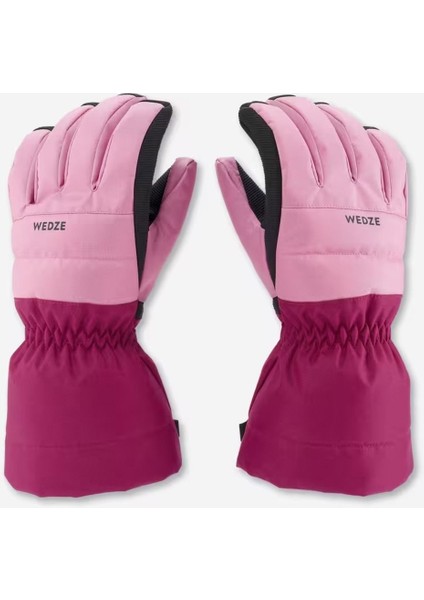 Çocuk Kayak Eldiveni - Siyah - 500