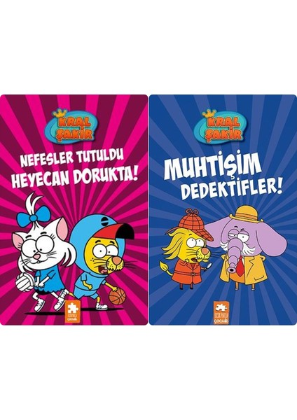 Kral Şakir Nefesler Tutuldu Heyecan Dorukta! - Muhtişim Dedektifler! 2'li Set - Varol Yaşaroğlu