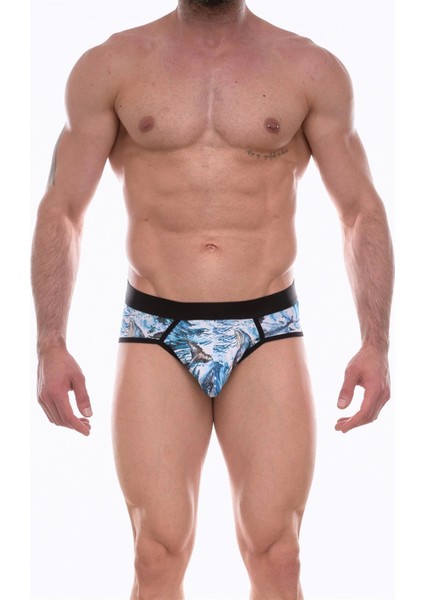 Beruflic Don Moris Erkek Desenli Jockstrap Çamaşır