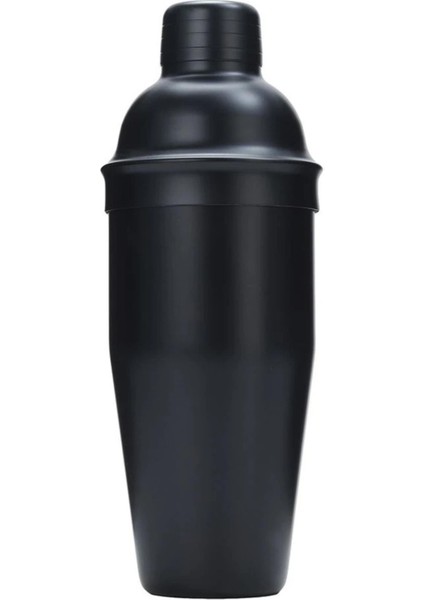 Mat Siyah Çelik 700 ml Süzgeçli Kokteyl Shaker Karıştırıcı fırsatları