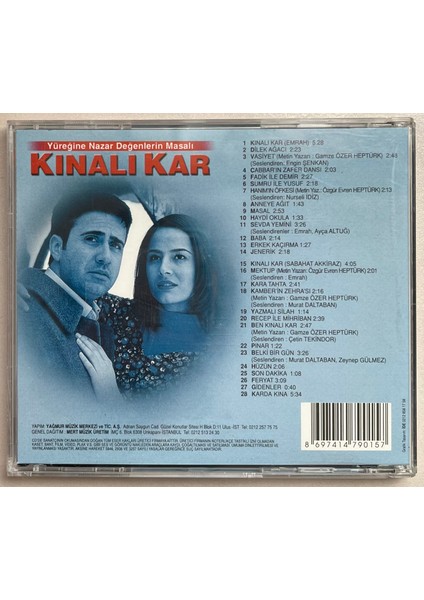 Sabahat Akkiraz - Emrah Kınalı Kar Dizi Müzikleri CD fiyatları