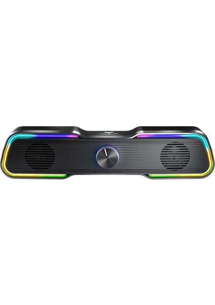 N-169B Aux Stereo 2.0 Rgb Masaüstü Gaming Oyuncu Hoparlör Speaker