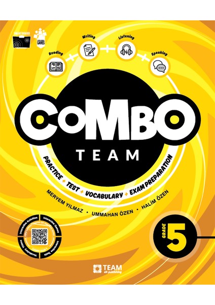 Combo Team 5. Sınıf (Practice+ Test+ Vocabulary+ Yazılı Sınavlara Hazırlık Hepsi Tek Kitapta)