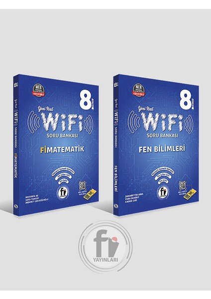 8. Sınıf Wi-Fi Soru Bankası 2'li Set Matematik - Fen Bilimleri