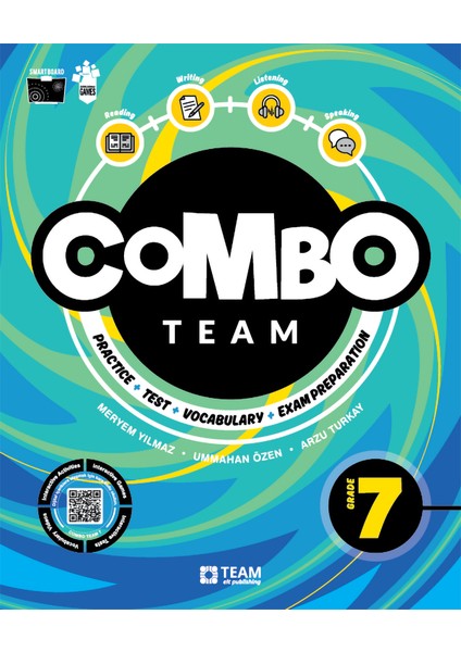 Combo Team 7.sınıf (Practice+ Test+ Vocabulary+ Yazılı Sınavlara Hazırlık Hepsi Tek Kitapta)