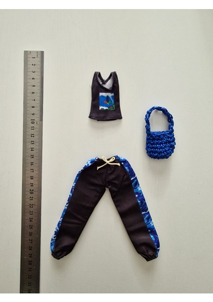 Oyuncak Bebek 3'lü Kıyafet Seti (Boyutları Barbie Oyuncak Bebekler Için Uygundur)