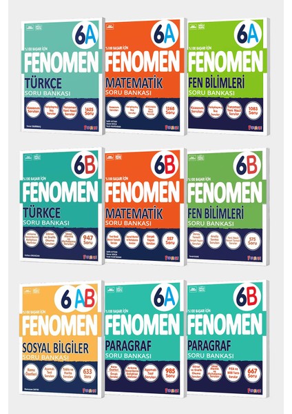 6. Sınıf 9'lu A-B Full Set